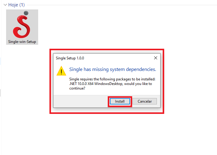 Instalação Componentes